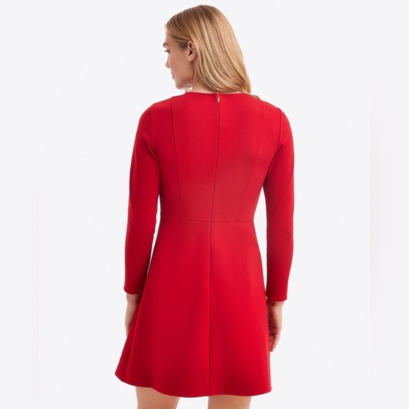 NWT Draper James Long-Sleeved Sadie Shift Dress in Ponte - Picture 3 of 7